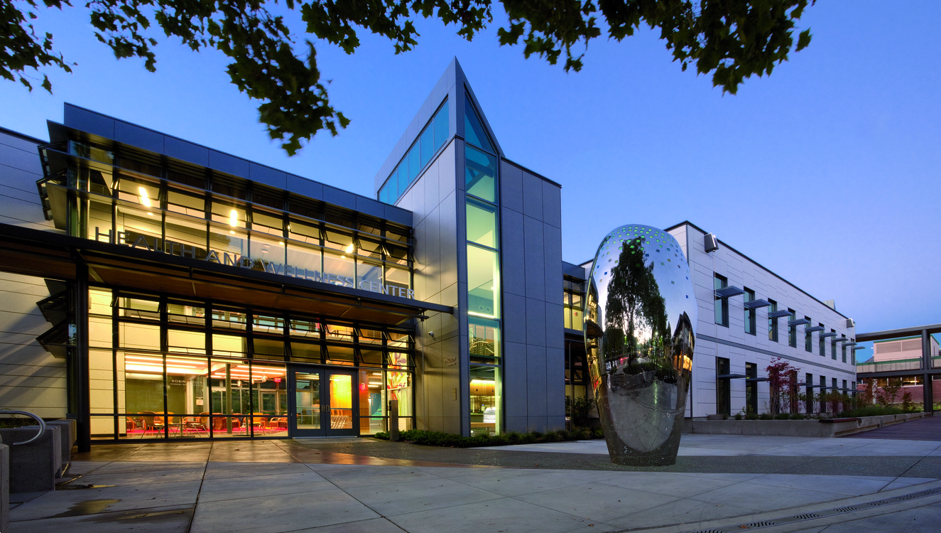 Health and Wellness building at lane community college in Eugene GRITS
